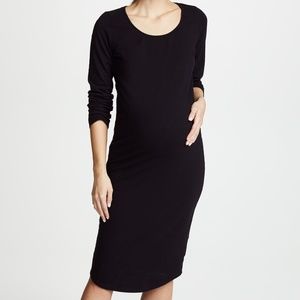 MONROW Maternity Long Sleeve Dress